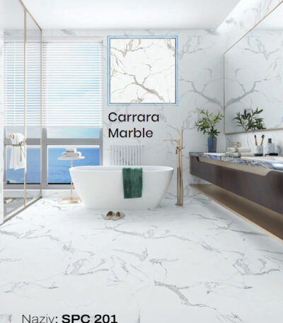 SPC panel 60*120 cm CARRARA MARBLE