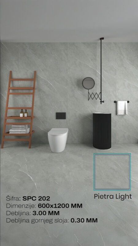 SPC panel 60*120 cm PIETRA LIGHT