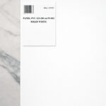 PVC Panel PS-001 122×280 cm SOLID WHITE